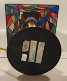 Colorful Rainbow 18" Tall Leaded Stained Glass Table Lamp