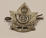 Vintage WWII Era Royal Canadian Infantry Corps Saskatoon Light Infantry Metal Cap Hat Badge
