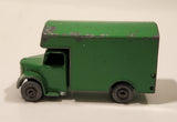 Vintage 1957 Lesney Moko Bedford Removals Van Green Die Cast Toy Car Vehicle
