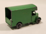 Vintage 1957 Lesney Moko Bedford Removals Van Green Die Cast Toy Car Vehicle