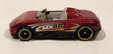 2017 Hot Wheels Mystery Models MX48 Turbo Burgundy Red Die Cast Toy Car Vehicle