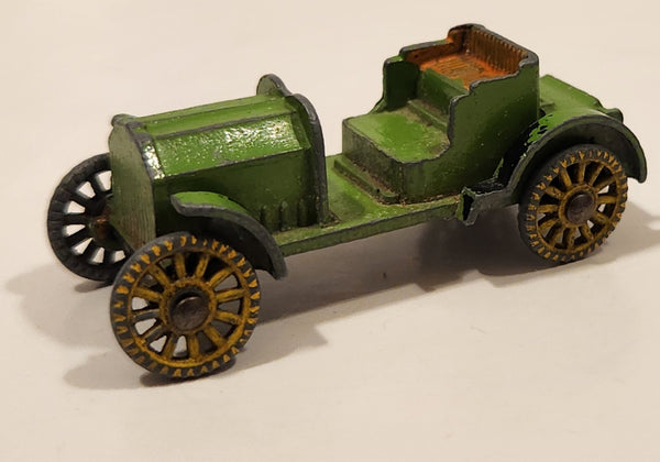 Vintage Charbens Showcase Veterans 1911 Mercedes Benz Green Die Cast Toy Car Vehicle