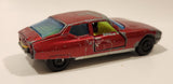 Vintage 1972 Lesney Matchbox Super Kings No. 33 Citroen S.M. Red Die Cast Toy Car Vehicle with Opening Doors