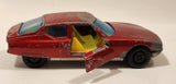 Vintage 1972 Lesney Matchbox Super Kings No. 33 Citroen S.M. Red Die Cast Toy Car Vehicle with Opening Doors