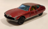 Vintage 1972 Lesney Matchbox Super Kings No. 33 Citroen S.M. Red Die Cast Toy Car Vehicle with Opening Doors