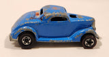 1976 Hot Wheels Flying Colors Neet Streeter Light Enamel Blue Die Cast Toy Car Vehicle Red Lines
