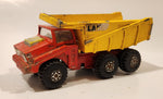 Vintage 1973 Lesney Matchbox Super Kings K-4 Big Tipper Dump Truck Red and Yellow Die Cast Toy Vehicle