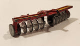 Vintage Meccano Dinky Toys 322 Disc Harrow Red Die Cast Farm Machinery Toy Vehicle