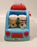Playgo Chad Valley Tots Food Truck 9 1/2" Plastic Toy Car Vehicle with 2 Figures