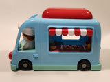 Playgo Chad Valley Tots Food Truck 9 1/2" Plastic Toy Car Vehicle with 2 Figures