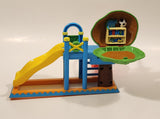 2004 Mattel Viacom Dora The Explorer Talking Dollhouse Backyard Swing Slide Play Set Plastic Toy G6911