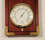 Vintage Thermor Scotiabank Thermometer Barometer Hygrometer Wood Cased Weather Station Made in Japan