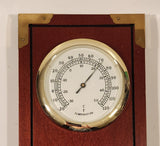 Vintage Thermor Scotiabank Thermometer Barometer Hygrometer Wood Cased Weather Station Made in Japan