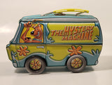 2004 Warner Bros. Hanna Barbera Scooby-Doo! The Mystery Machine Shaped Embossed Tin Metal Lunch Box New with Tags