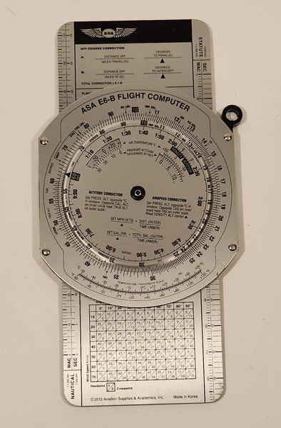 2012 Aviation Supplies and Academics ASA E6-B Flight Computer