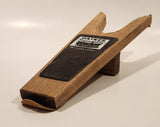 Daine's Western Shops Leather Wood Wooden Boot Jack Puller with Leather Advertising Piece