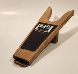 Daine's Western Shops Leather Wood Wooden Boot Jack Puller with Leather Advertising Piece