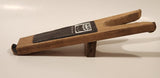 Daine's Western Shops Leather Wood Wooden Boot Jack Puller with Leather Advertising Piece