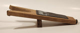 Daine's Western Shops Leather Wood Wooden Boot Jack Puller with Leather Advertising Piece