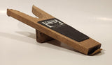 Daine's Western Shops Leather Wood Wooden Boot Jack Puller with Leather Advertising Piece