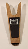 Daine's Western Shops Leather Wood Wooden Boot Jack Puller with Leather Advertising Piece