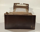 Vintage LUX Mini Grandfather 20 1/2" Electric Wall Clock Made in USA