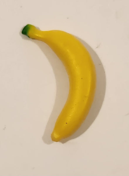 Yellow Banana Miniature Play Food Toy