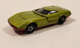 Vintage 1970 Lesney Products Matchbox Series Superfast No. 52 Dodge Charger MkIII Lime Green Die Cast Toy Car Vehicle