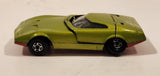 Vintage 1970 Lesney Products Matchbox Series Superfast No. 52 Dodge Charger MkIII Lime Green Die Cast Toy Car Vehicle