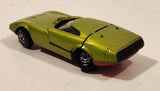 Vintage 1970 Lesney Products Matchbox Series Superfast No. 52 Dodge Charger MkIII Lime Green Die Cast Toy Car Vehicle