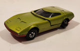 Vintage 1970 Lesney Products Matchbox Series Superfast No. 52 Dodge Charger MkIII Lime Green Die Cast Toy Car Vehicle
