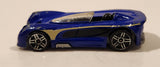 2011 Hot Wheels Super 6-Lane Raceway Monoposto Blue Die Cast Toy Car Vehicle