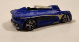 2011 Hot Wheels Super 6-Lane Raceway Monoposto Blue Die Cast Toy Car Vehicle