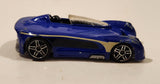 2011 Hot Wheels Super 6-Lane Raceway Monoposto Blue Die Cast Toy Car Vehicle