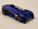 2011 Hot Wheels Super 6-Lane Raceway Monoposto Blue Die Cast Toy Car Vehicle