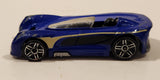 2011 Hot Wheels Super 6-Lane Raceway Monoposto Blue Die Cast Toy Car Vehicle