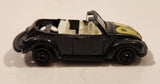 Unknown Brand Volkwagen Cabriolet Black Die Cast Toy Car Vehicle Made in Hong Kong
