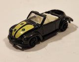 Unknown Brand Volkwagen Cabriolet Black Die Cast Toy Car Vehicle Made in Hong Kong