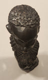 Malawi Tribal People 13" Hand Carved Wood African Sculpture