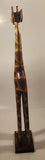 Hand Carved Wood Giraffe 23 1/2" African Animal Sculpture Made in Indonesia