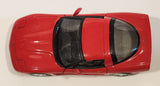 Burago 1997 Chevrolet Corvette Red 1/24 Scale Die Cast Toy Car Vehicle with Opening Doors and Hood