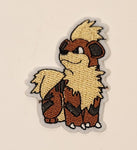Pokemon Growlithe Embroidered Fabric Patch Badge