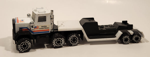 1986 Remco NASA Semi Tractor and Trailer Pressed Steel Toy Car Vehicle