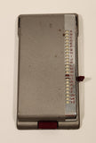 Vintage Bates Model K List Finder Chrome with Red Slider