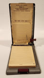 Vintage Bates Model K List Finder Chrome with Red Slider