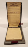 Vintage Bates Model K List Finder Chrome with Red Slider