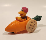 1987-1988 Orange Fraggle Rock 'Gobo' Carrot Shaped Toy Car Vehicle McDonald's Happy Meal Toy