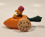 1987-1988 Orange Fraggle Rock 'Gobo' Carrot Shaped Toy Car Vehicle McDonald's Happy Meal Toy