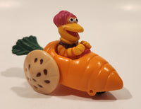 1987-1988 Orange Fraggle Rock 'Gobo' Carrot Shaped Toy Car Vehicle McDonald's Happy Meal Toy