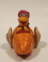 1987-1988 Orange Fraggle Rock 'Gobo' Carrot Shaped Toy Car Vehicle McDonald's Happy Meal Toy